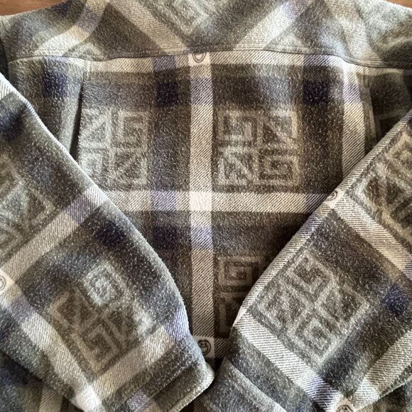 Life‎ is Good Shacket Button Up Jacket Heavy XL Mens Coat Multi Color Fleece - Picture 11 of 11